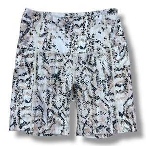 Zella Polka Dot Pocket Compression Shorts Sz XS